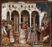 GIOTTO di Bondone Expulsion of the Money-changers from the Temple